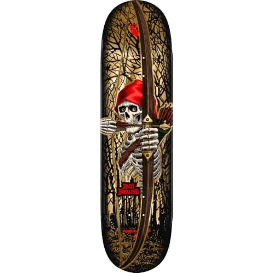 

Archer Flight Skateboard Deck Gold Foil 8.30 x 31.61 for Street and Park Riding Durable Maple with High-Performance Grip and Vi