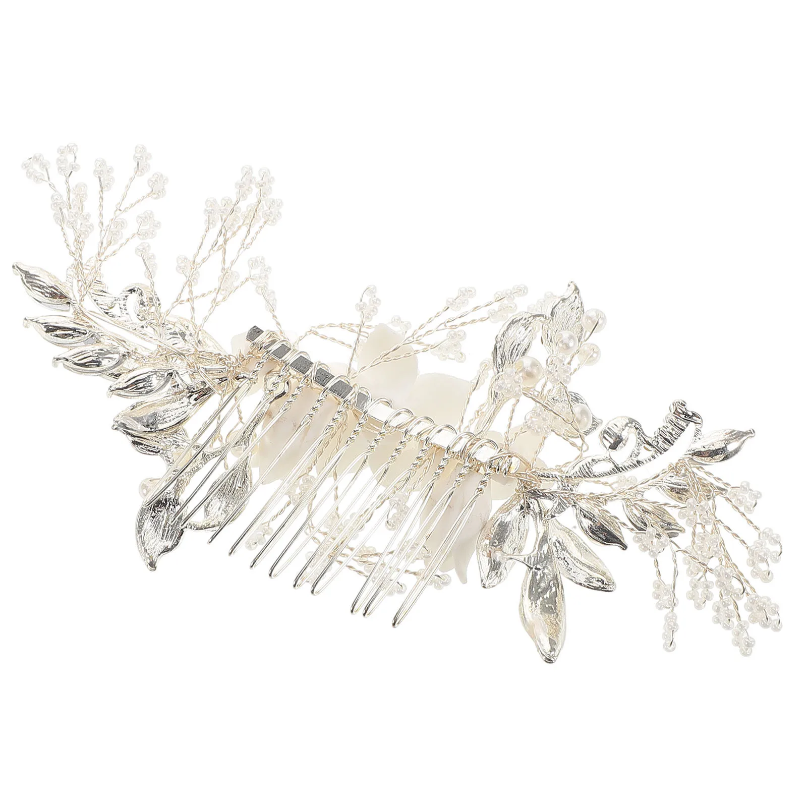 

Pearl Flower Comb Elegant Bridal Hair Accessory Wedding Headpiece Prom Birthday Anniversary Gift Hair Jewelry