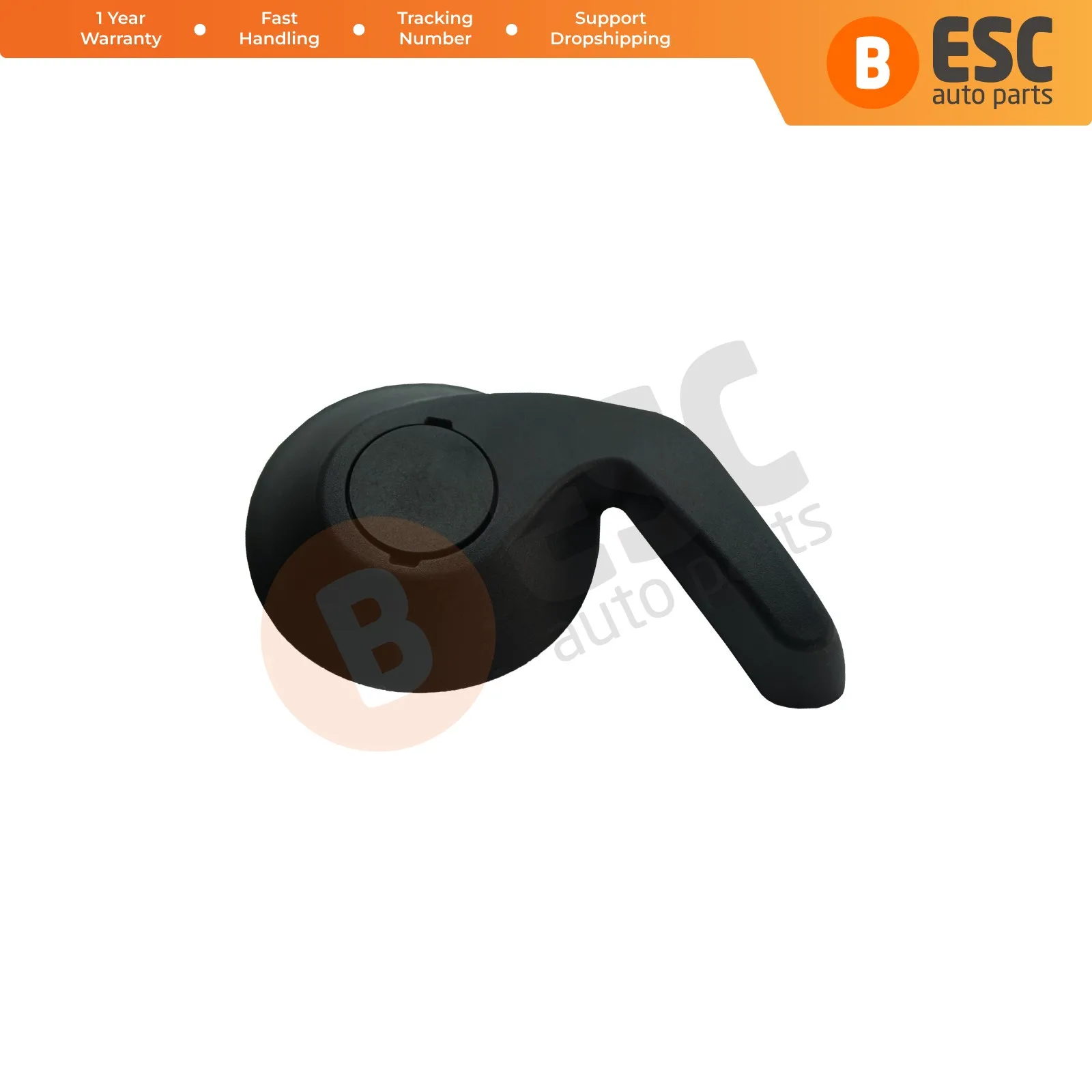 ESC Auto Parts EDP898-2 Seat Handle Adjustment Lever Front Right 7701209972 BLACK for Renault Kangoo MK2 Ship From Turkey