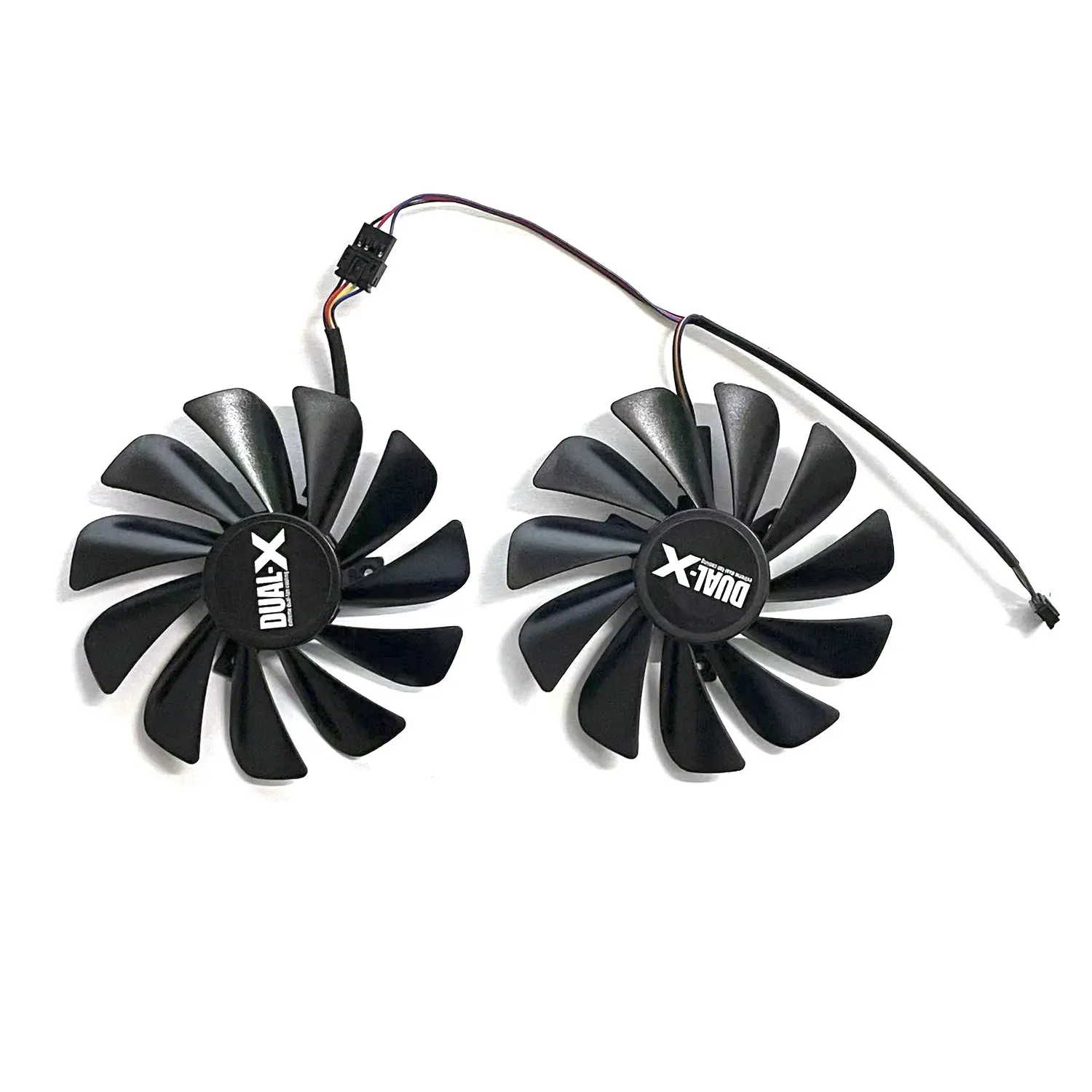 DIY new GPU fan 4PIN 95MM R9 380 390 GPU fan suitable for Sapphire R9 370X 4G D5 Ultra Platinum OC graphics card cooling