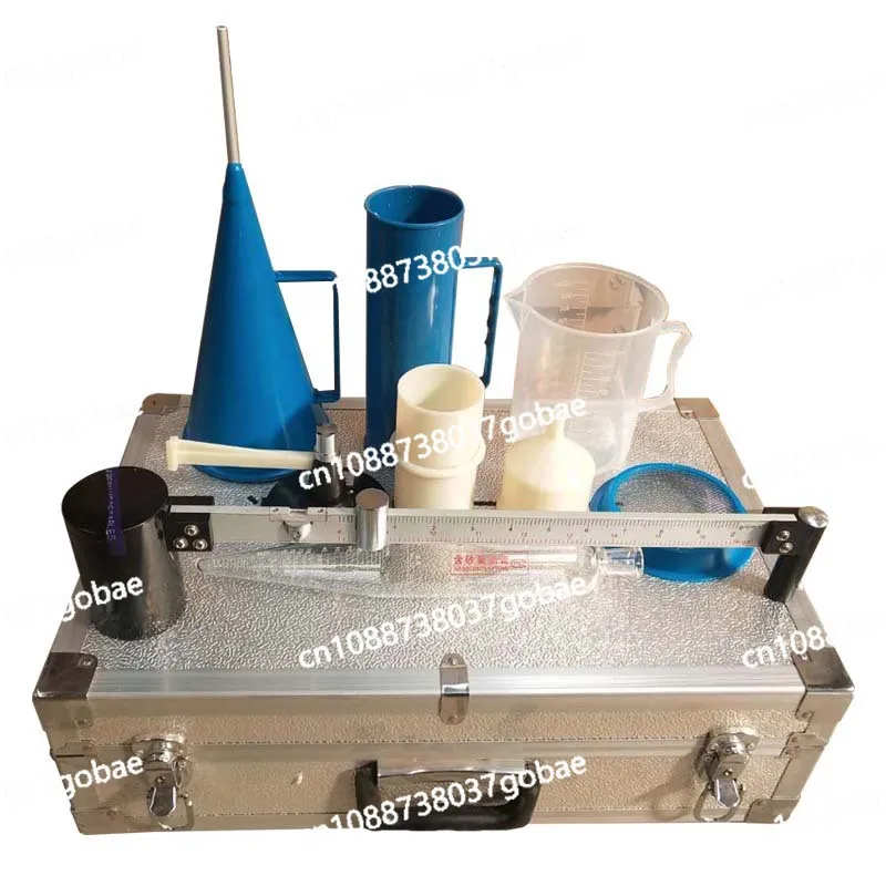 Mud tester viscometer hydrometer sand content meter three-piece tester aluminum box
