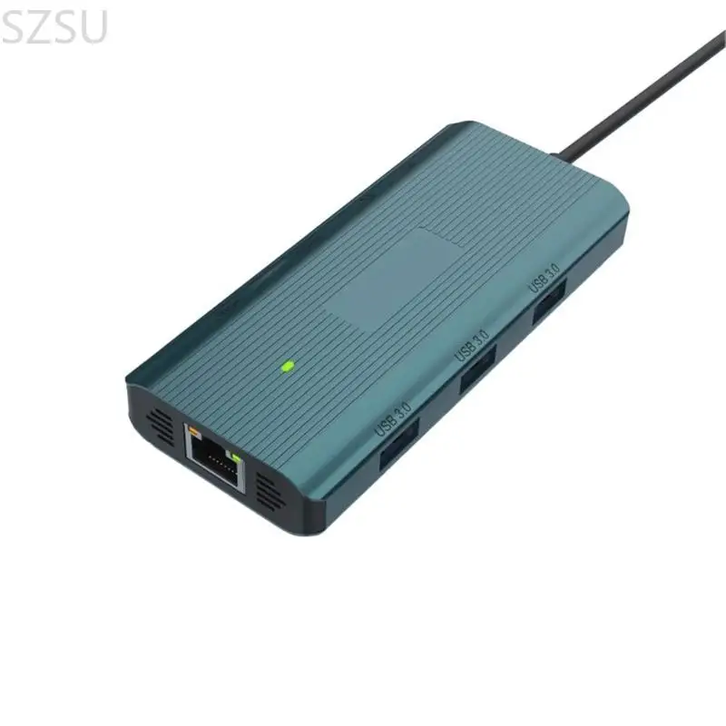 

SZSU UC961 9-в-1 USB-концентратор C Универсальный адаптер USB3.0 HDTV для ноутбуков, настольных ПК