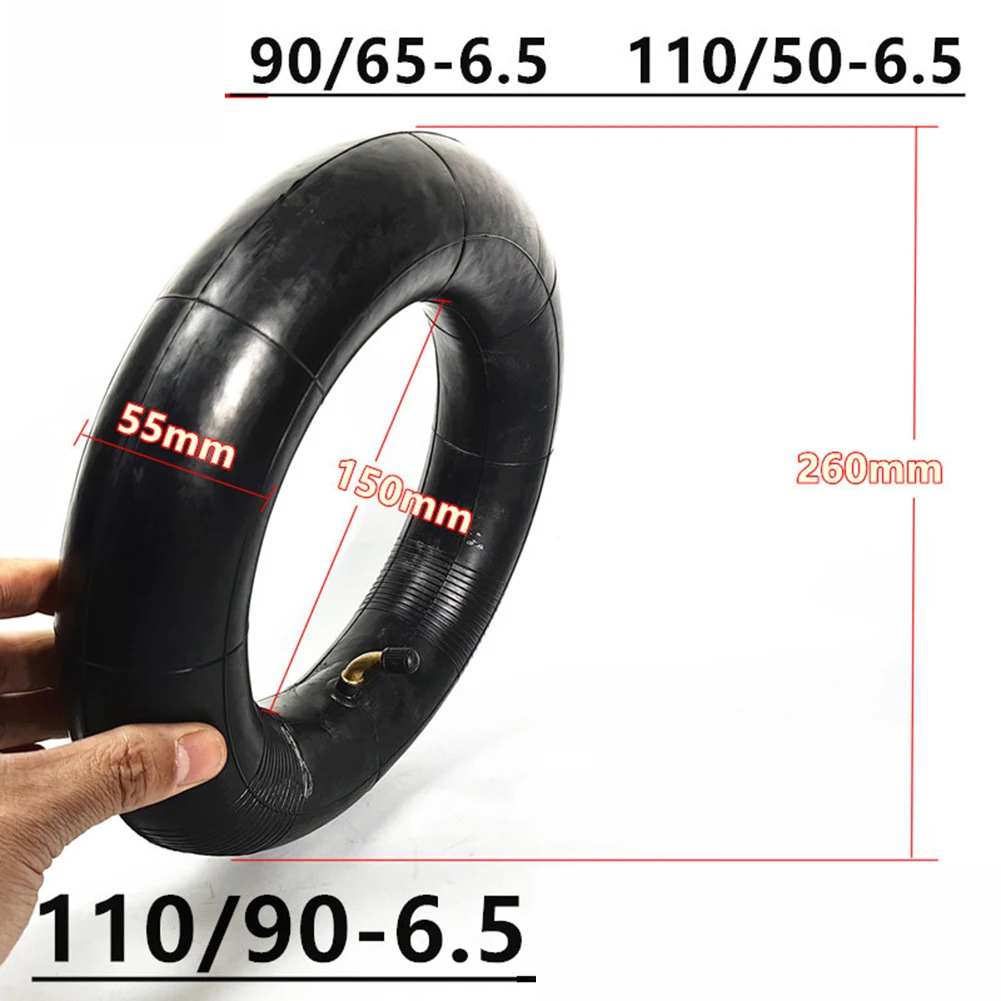 Scooter Inner Tube 90/65-6.5 110/50-6.5 110/90-6.5 Natural Gum Thicken Wear-resisting Pneumatic Tire Scooter Tyre Replace Parts