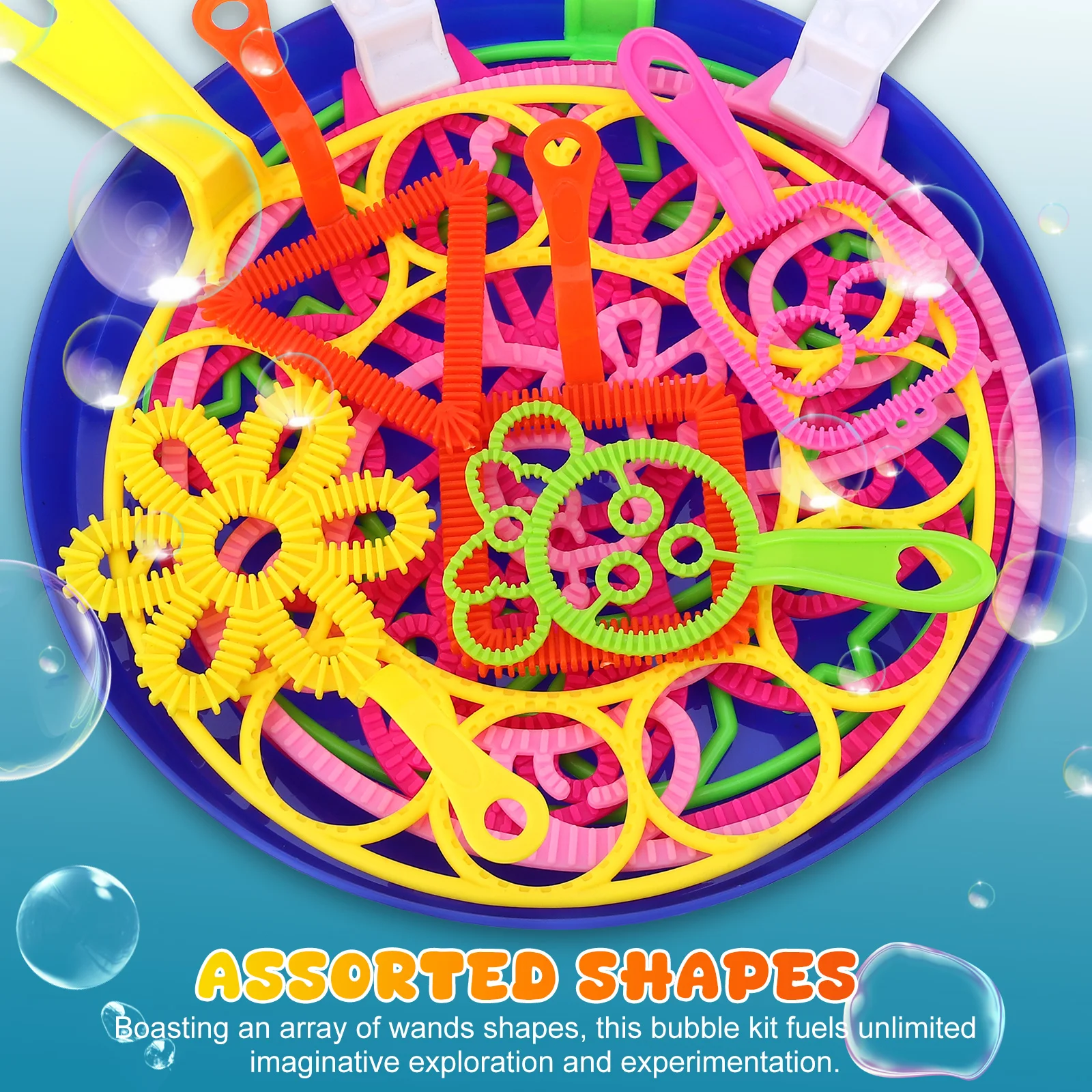 

Tool Jumbo Wand Maker Kit Big Bubbles for Kids outside Pp Blower Toy