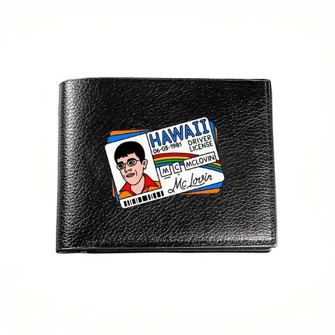 Hawaii Driver's License McLovin Wallet: Stylish & Premium nice Wallet for Men,Creative Graphic Design,Perfect Christmas Gift for