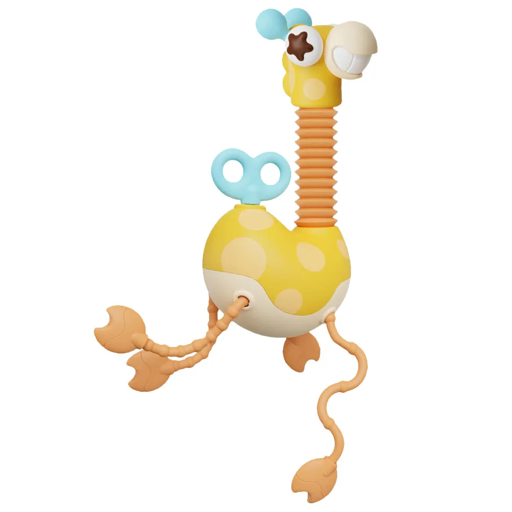 Pull String Giraffe Early Learning Interactive Educational Baby Sensory Toddler Gift for Hand Eye Coordination Cognitive