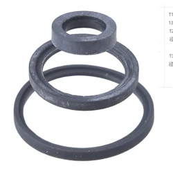 M2EC Tape Recorders Idle Tire Wheel Belt Idler Rubber Rings Replacement for Cassettes Deck Player Repair Accessory Part Black