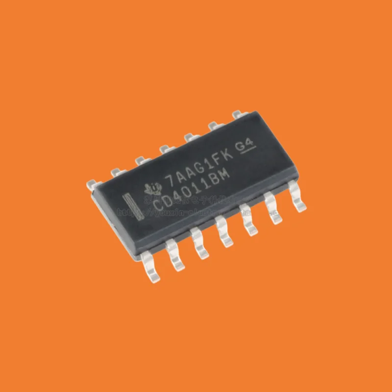 10pcs/Original genuine CD4011BM96 SOIC-14 CMOS quad channel 2-input NAND gate chip with surface mount logic