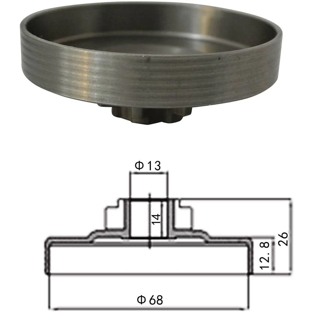 Imagem -05 - Clutch Drum & Clutch & Needle Bearing Apto para Motosserra Chinesa 3800 3