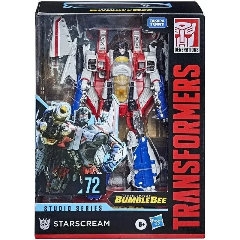 ในสต็อกของแท้ Hasbro SS72 Starscream Transformers Action อะนิเมะรูปตุ๊กตารูปปั้นเครื่องประดับของขวัญ