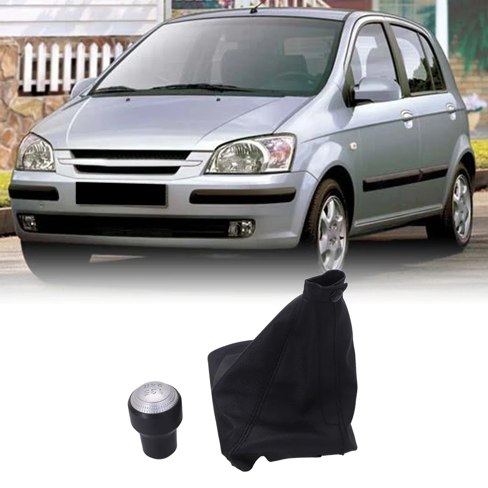 5 Speed Manual Shifter Gaiter Set For Hyundai For Getz 2002-2010 5R Speed Head With Cover Switches Controls Car Accessories
