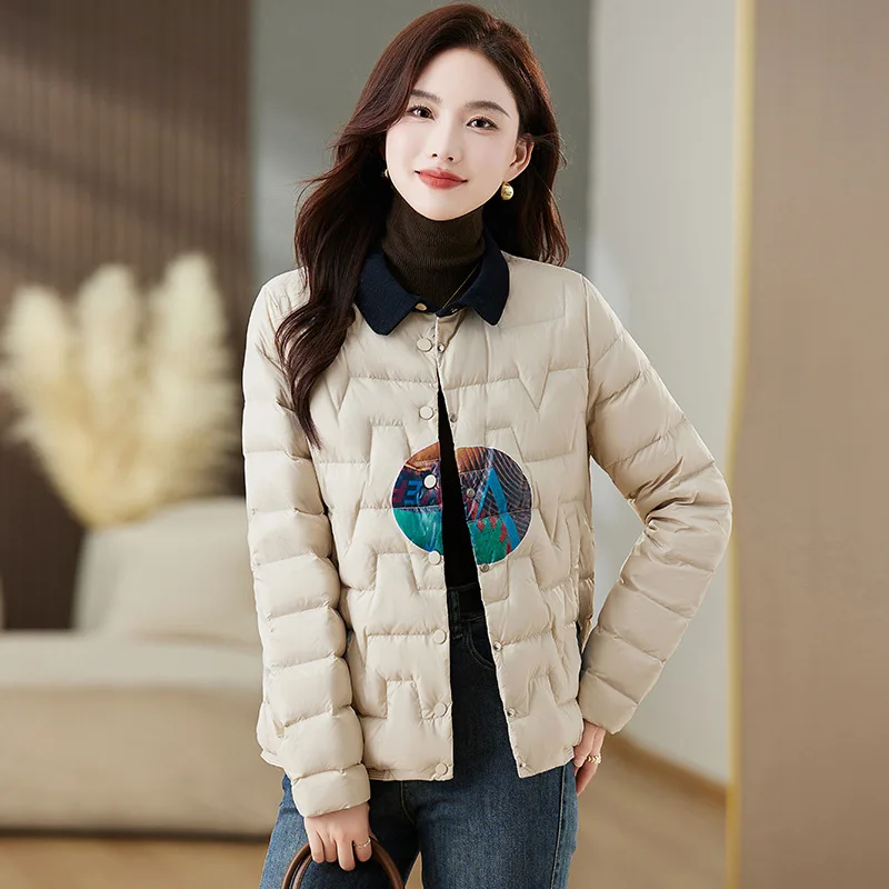 2026 New Autumn Winter Down Cotton Jacket Women Parka Loose Short Cotton Padded Jacket Female Parkas Warm Casual Outwear Coats