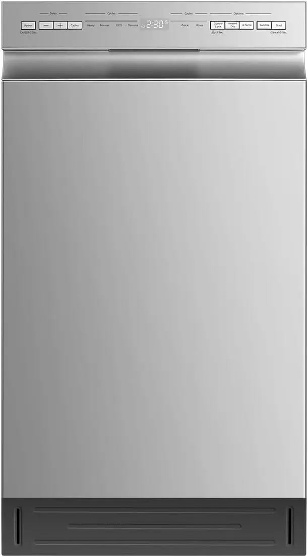 MDF18A1AST Built-in Dishwasher with 8 Place Settings 6 Washing Programs Stainless Steel Tub Heated Dry Energy Star