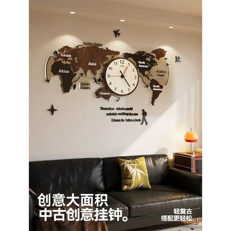 

New wall clock restaurant creative antique clock wall
