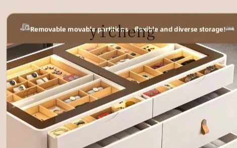 

zz Cabinet Household Light Luxury Double-Sided Locker Cloakroom Display Storage Integrated Floor Cabinet