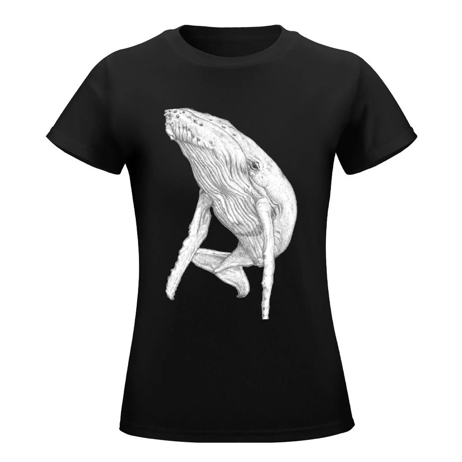 Humpback Whale T-Shirt summer tops cute clothes graphics hippie clothes Women t-shirts