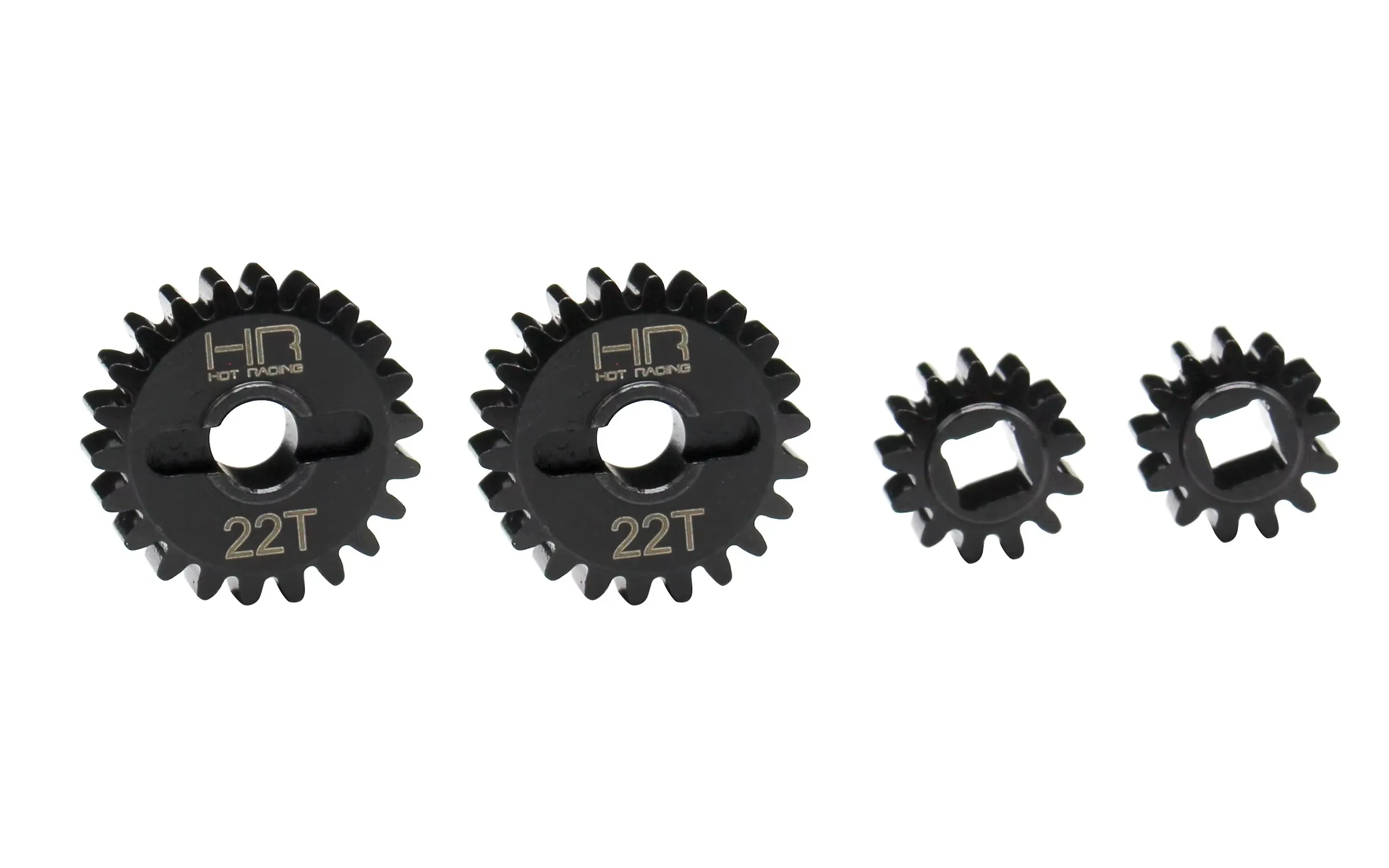 

Hot Racing, обработанная сталь с ЧПУ 13T-22T Overdrive Portal, набор шестерен для осевого Capra UTB SCX10III