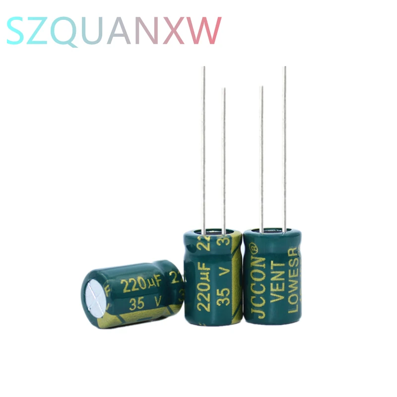 

20PCS 35V220UF 8x12mm 8*12mmhigh frequency low resistance power motherboard long life electrolytic capacitors