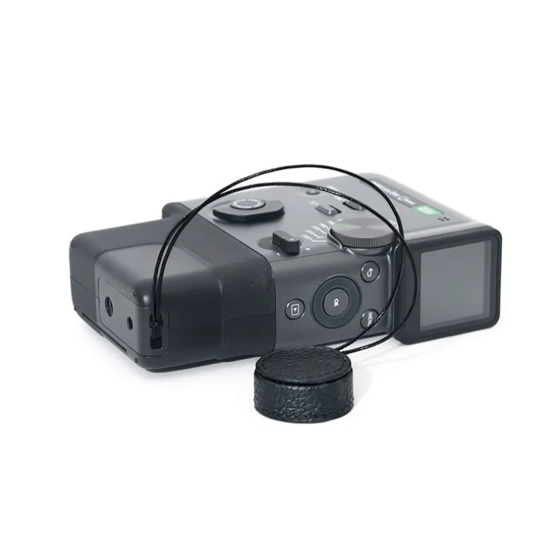

PU Leather Lens Cap For Instax Mini EVO Cinema Anti-lost Dustproof Protective Cap For Instax Mini EVO Cinema