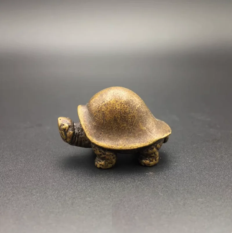 Китайский народный фэншуй, латунь, медь, счастливое животное, черепаха, статуя черепахи, скульптура Китайский народный фэншуй, латунь, медь, счастливое животное, черепаха, статуя черепахи, скульптура