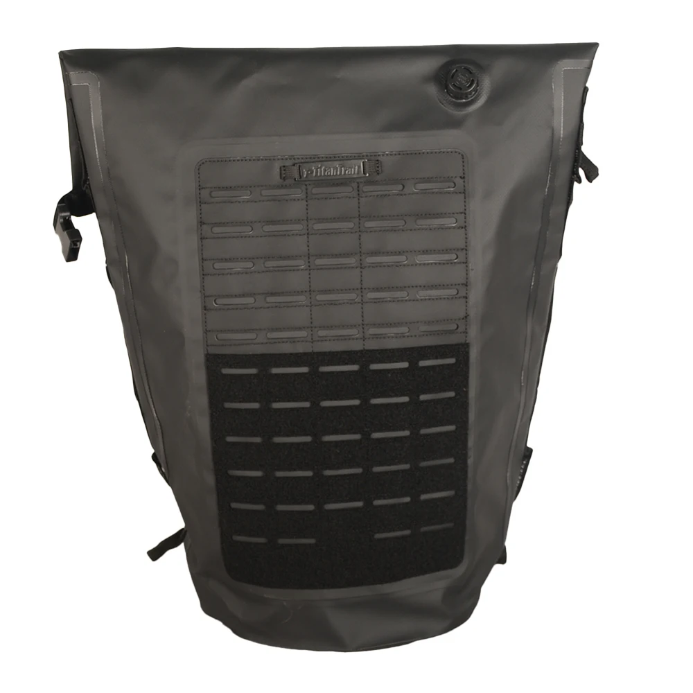 Motorcycle Waterproof Nylon Tail Bag Universal For Chopped Sissy Bar 49L