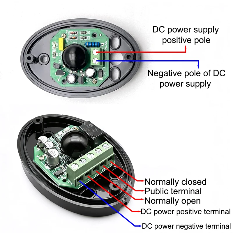 Active Photoelectric Single Infrared Beam Sensor Obstacle Detector Anti-theft Alarm System Home Gate Door Window Garage Control