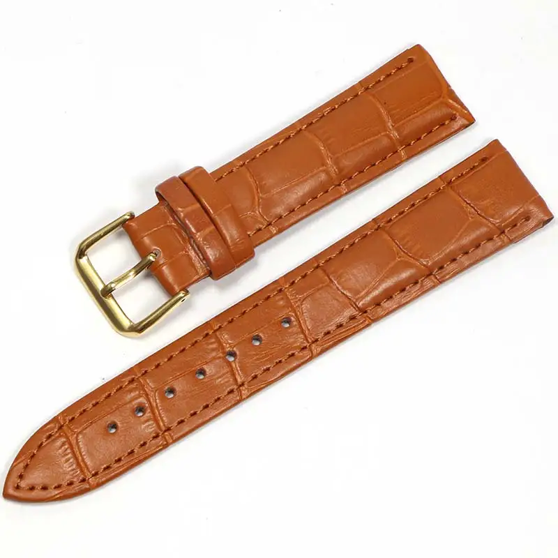 Genuine Leather Watchbands 12/14/16/18/20/22/24 mm Watch Steel Pin buckle Band Strap High Quality Wrist Belt Bracelet