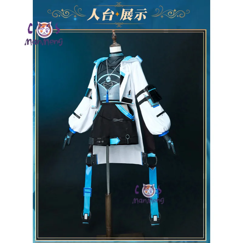 

Wanderer Genshin Impact Balladeer Cosplay Kabukimono Costume Halloween Fashion DJ New Props Wig Accessories Men Women Uniform