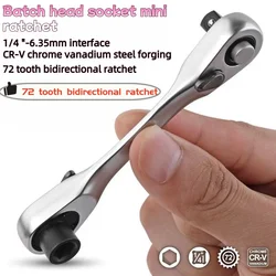1/4 Inch double head quick ratchet wrench,Wrench Screwdriver Hex Torque Wrenches Set 2-in-1 ratchet wrench