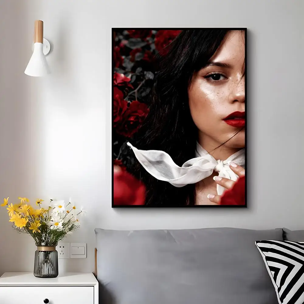 Actress J-jenna Ortega Poster Modern Luxury Wall Poster Home Decor Space Enhancer