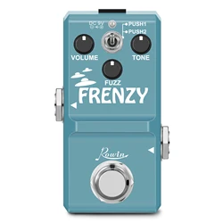 ROWIN Fuzz Guitar Effects Pedal Frenzy Distortions Effect Mini Size True Bypass Pedal LN-322 Electric Guitar Accessories Parts