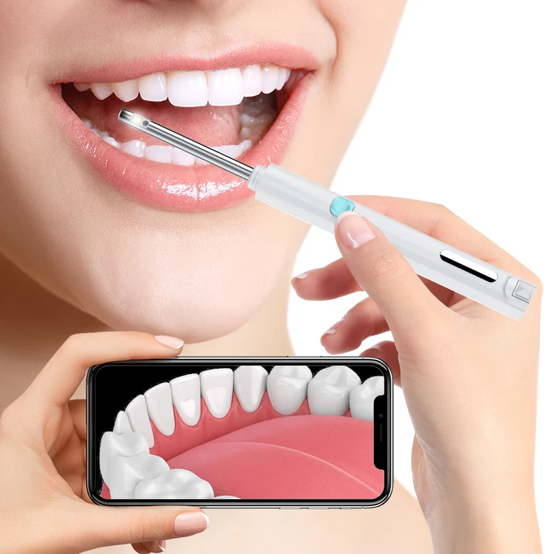 Wireless Intraoral Camera Wifi Dentistry Endoscope Oral Camera with LED Light Used for Oral Inspection Support IOS Android