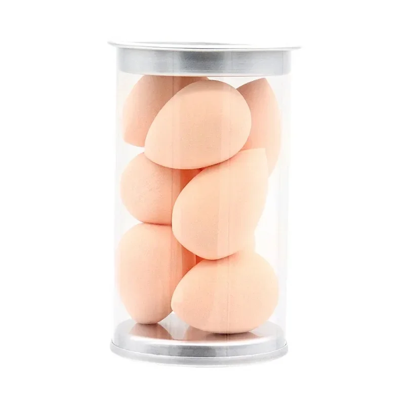 8Pcs Mini Makeup Sponge Face Beauty Cosmetic Powder Puff for Foundation Cream Concealer Make Up Blender Tool with Storage Box