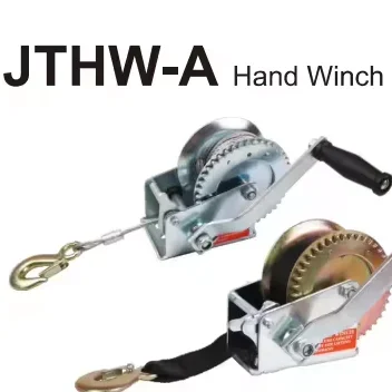 CE, GS Certified Light น้ําหนักเบาเบรคมือยก Winch คุณภาพสูงสแตนเลส Hand Crank Winch 800LB 8 M Hand Winch