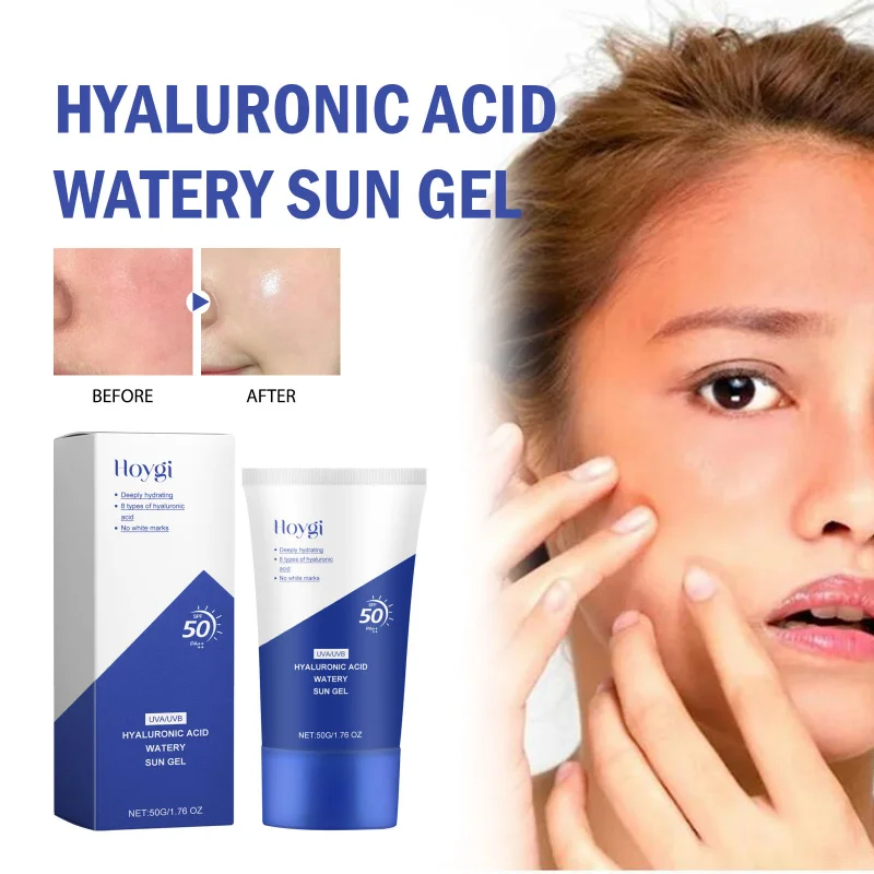

Hyaluronic Acid Protective Cream - UV Isolation Moisturizing, Repairs Facial Redness, Refreshing Non-Greasy Enhances Radiance
