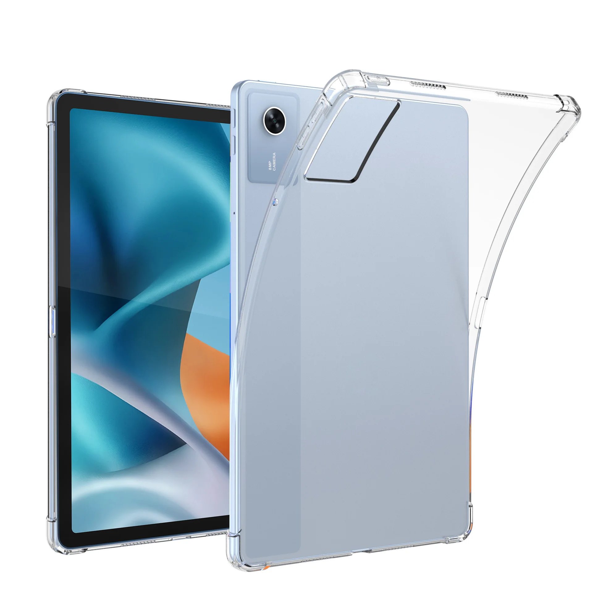 Clear Tablet Case for Moto Pad 2026 60 Neo Pro G62 Xiaoxin Pad 11 12.7 Idea Tab K11 Gen2 TB335FC/335ZC/336ZU M11 Anti-fall Cover