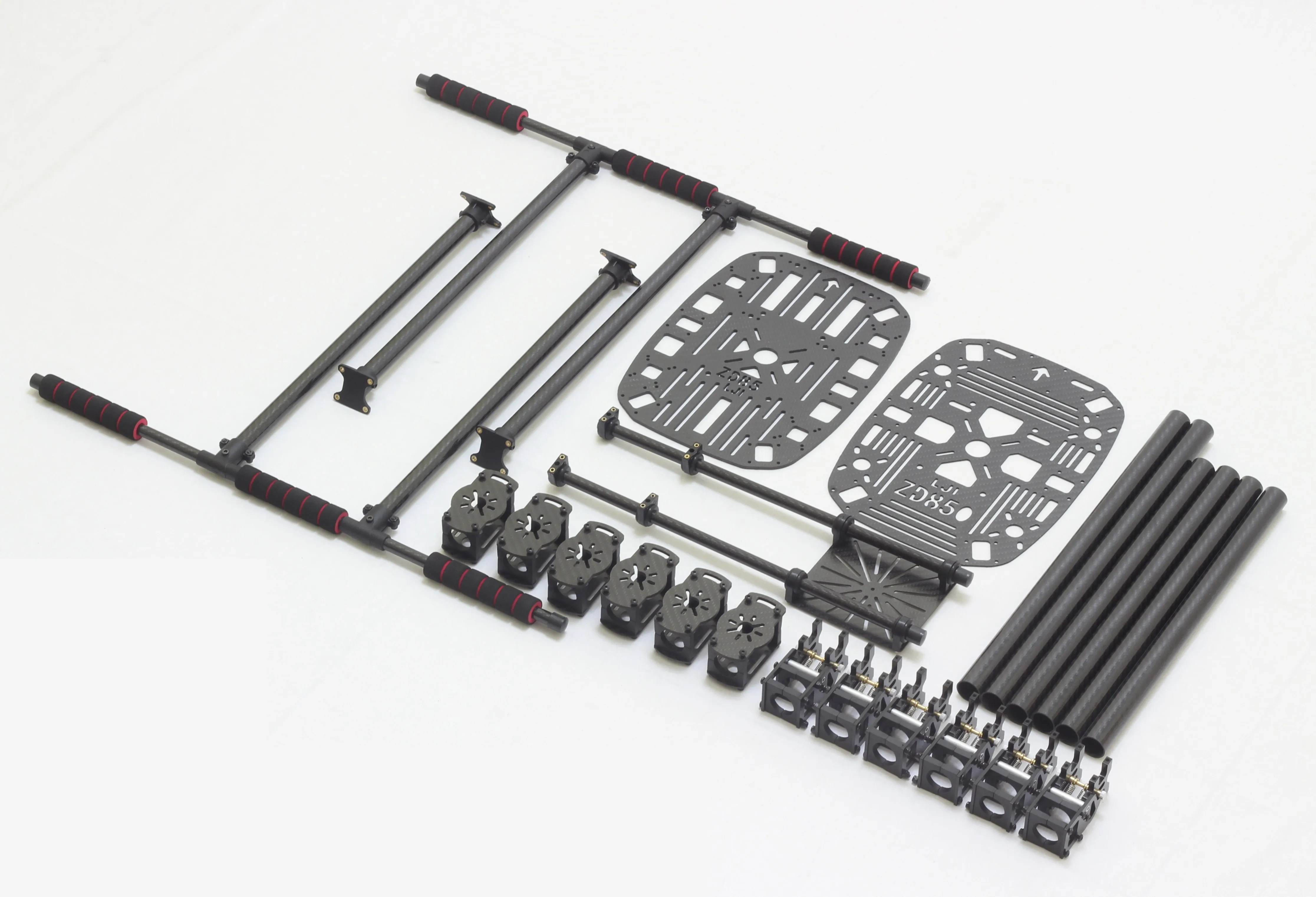 Kit de cadre HGouopter avec train d'atterrissage non flottant pour FPV, cadre Hexa-Rotor, bras pliable, entièrement en fibre de carbone, ZD850, ZD 850, 850mm