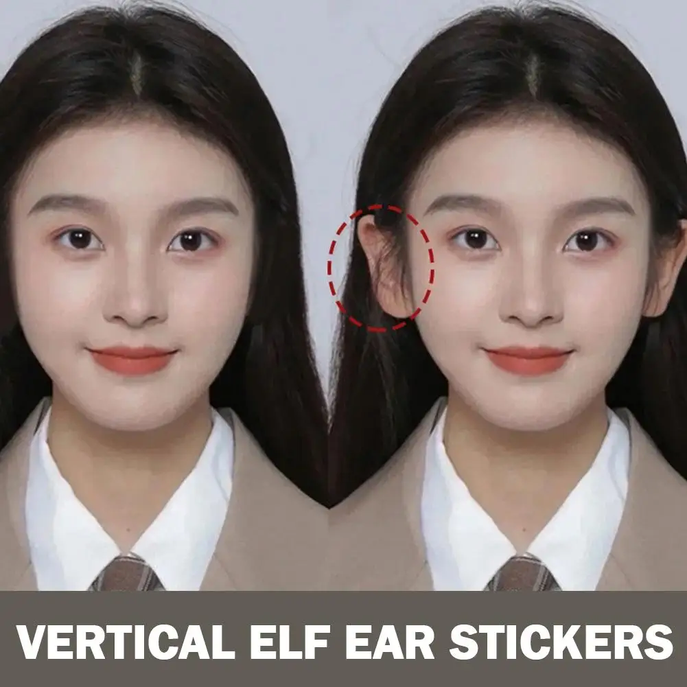 6pcs/bag  Elf Ear Stickers Cosmetic Transparent Invisible Self-Adhesive Small Portable Ears Correctar Tape Beauty Makeup Tool