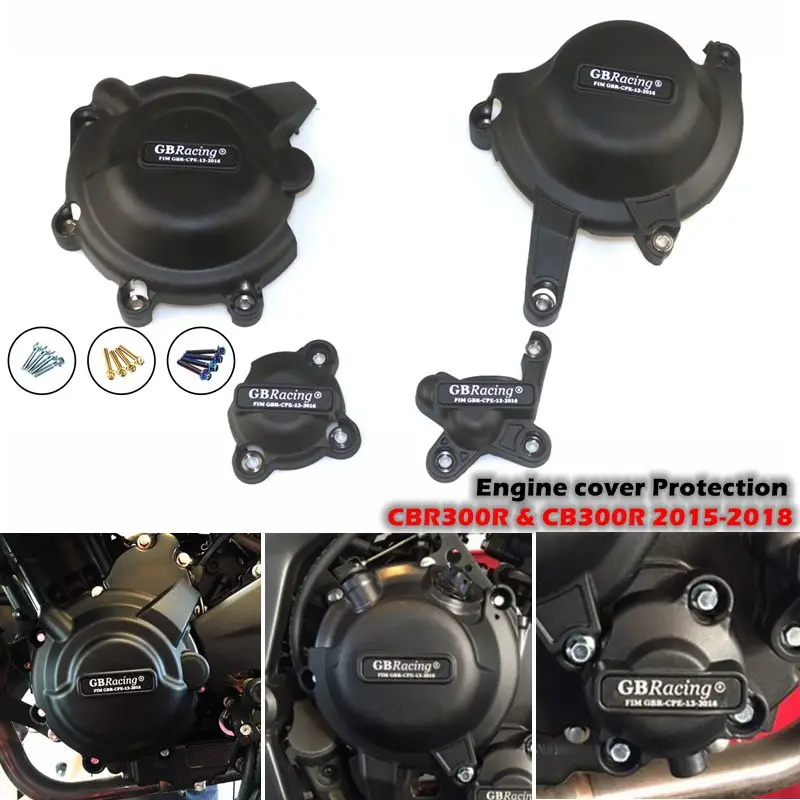 Motorcycles Engine cover Protection case for case GB Racing For HONDA CBR300R & CB300R 2015-2018