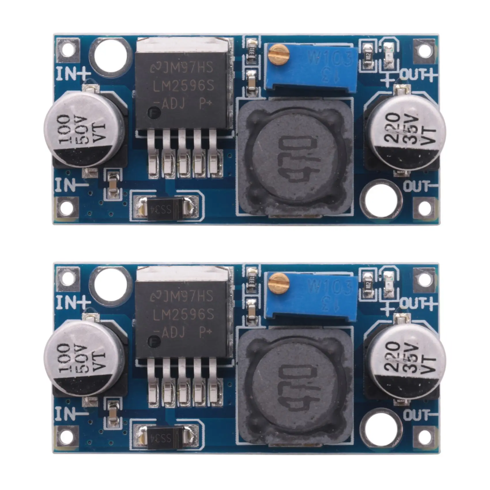 N82R 2X 48V وحدة منظم تنحى قابلة للتعديل، DC-DC، مدخل LM2596HV، وحدة طاقة 4.5-60V