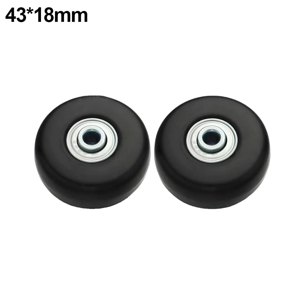 

1 Pair Luggage Suitcase Replacement Wheels with Metal Bearings Axles Screw Suitcase Repair Casters Wheels Bearings Repair Kits