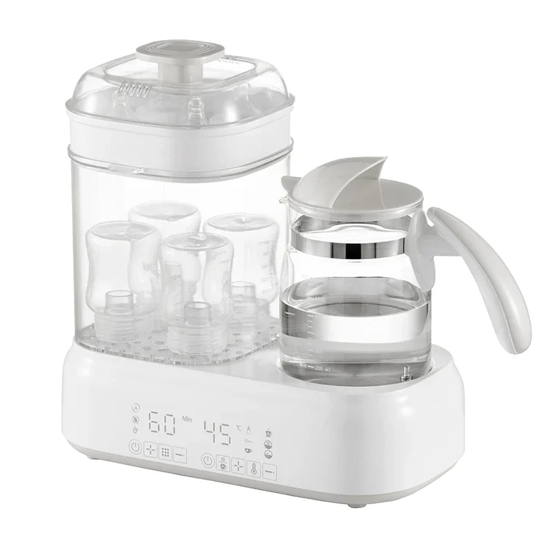 Instant baby bottle warmer formula electric kettle Digital accurate finger touch baby bottle steam sterilizer and dryer