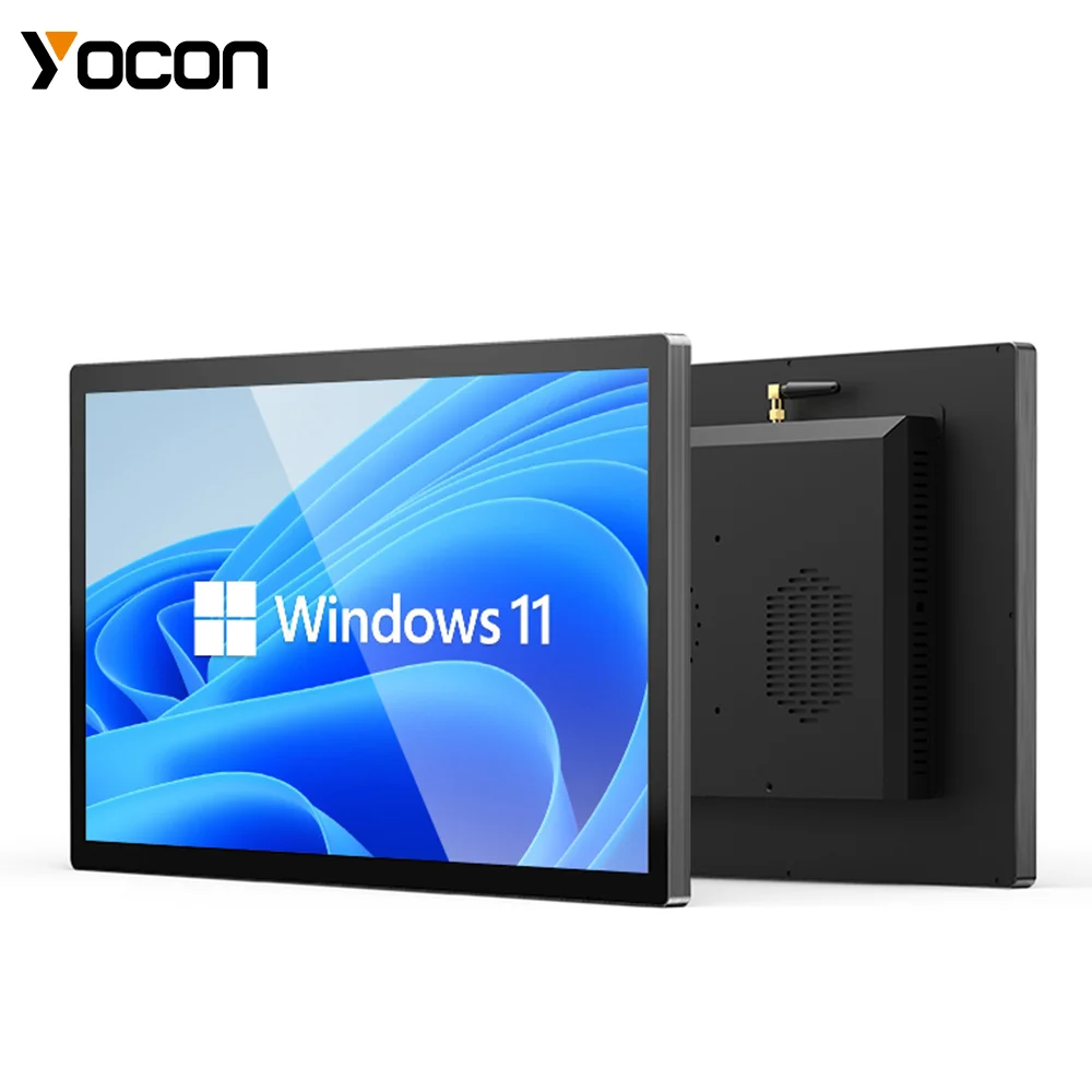 

21,5-дюймовый сенсорный ПК «все в одном» Компьютерные вентиляторы с кронштейном VESA Эффективно рассеивает тепло