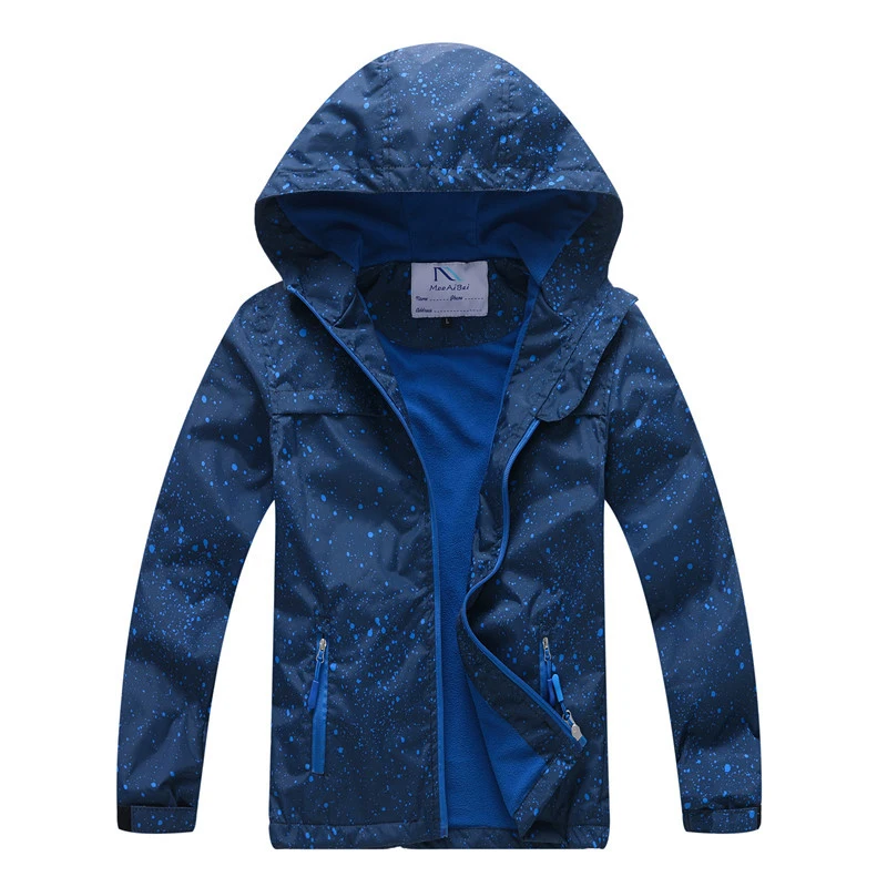 Autumn Winter Children's Mountain Ski Warm Clothes Casual Kids Outwear Climbing Waterproof Hooded Coats Boy Windproof Jacket 12Y