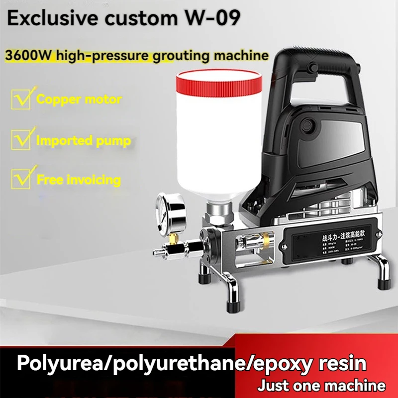 

High Pressure Epoxy Grouting Machine Waterproof Grouting Machine Epoxy/Polyurethane Foam Grouting Liquid Leakage Tools