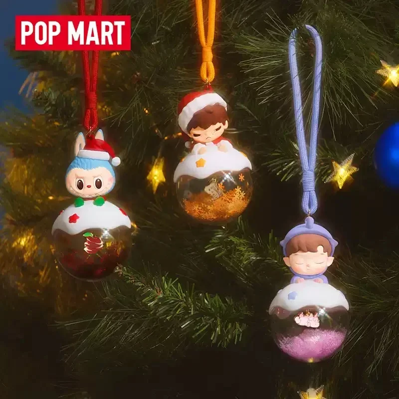 POPMART APPLE OF MY EYE Serie Ciondolo luminoso Scatola cieca Giocattoli Kawaii Anime Action Figure Sorpresa Scatola misteriosa Bambole Regalo