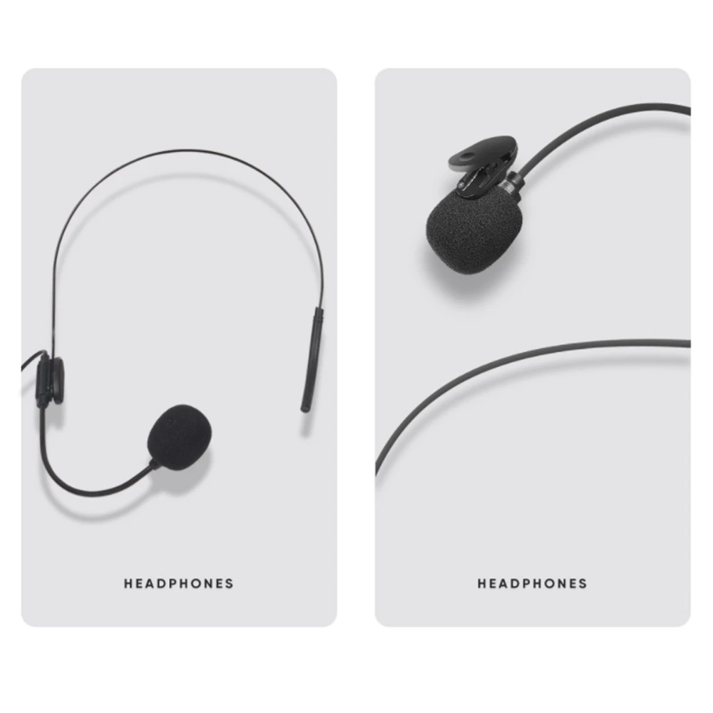 인기 있는 무선 마이크 시스템, 헤드셋 및 라발리에 옷깃 마이크 벨트팩 송신기 수신기가 포함된 무선 마이크 세트