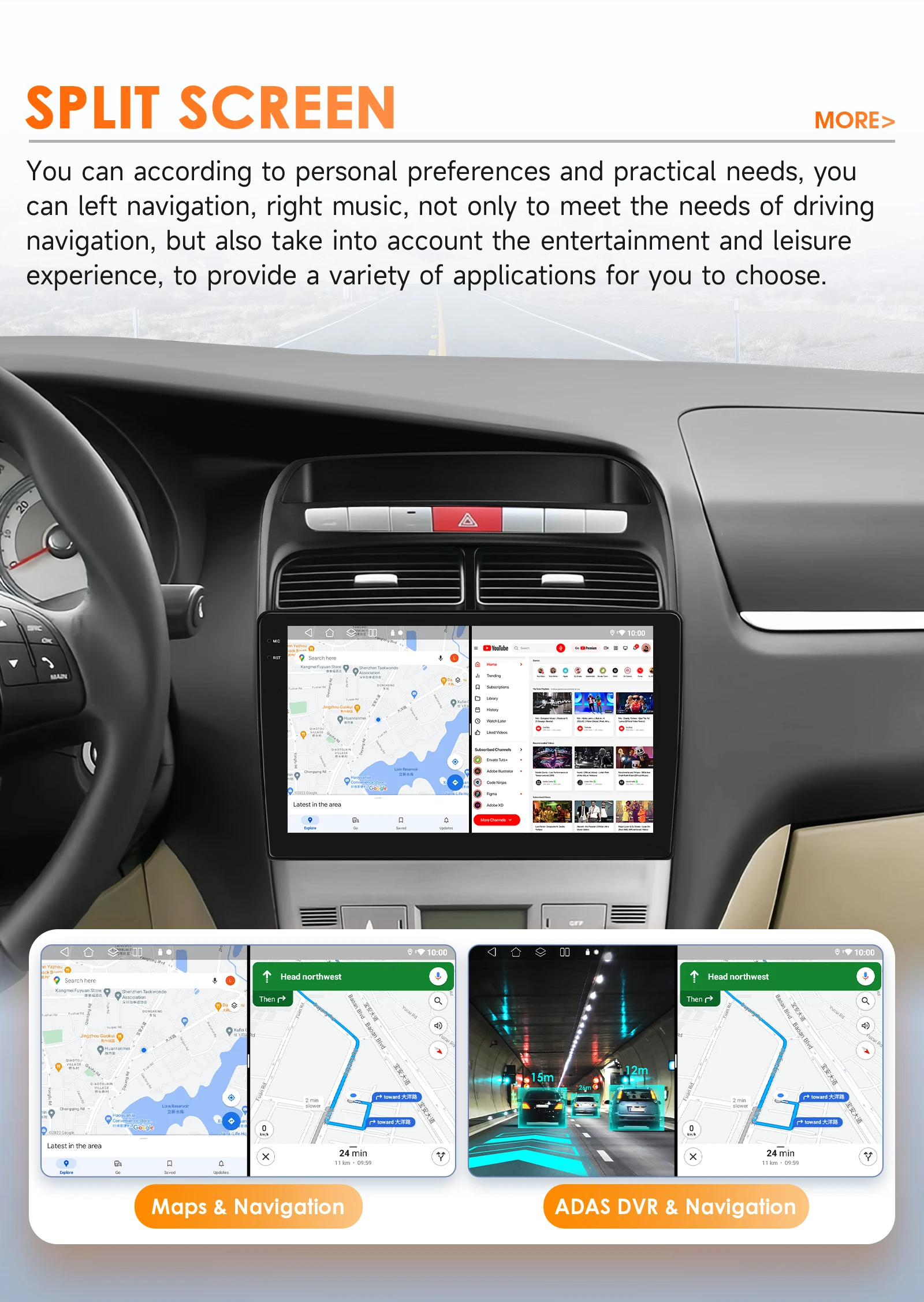 Hizpo 9 Zoll Auto-Intelligent-Bildschirm für FIAT Grande Punto Linea 2007 - 2012 Multimedia GPS Android Auto Carplay Player Octa Core – Detail 35