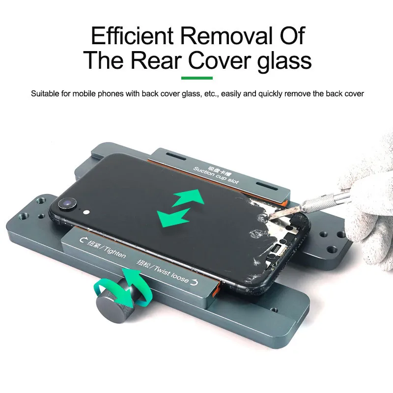 RELIFE RL-601S Mini Plus Pro Free Heating LCD Screen Separator for Phone Tablet Rotary Back Cover Rear Glass Removal Fixture