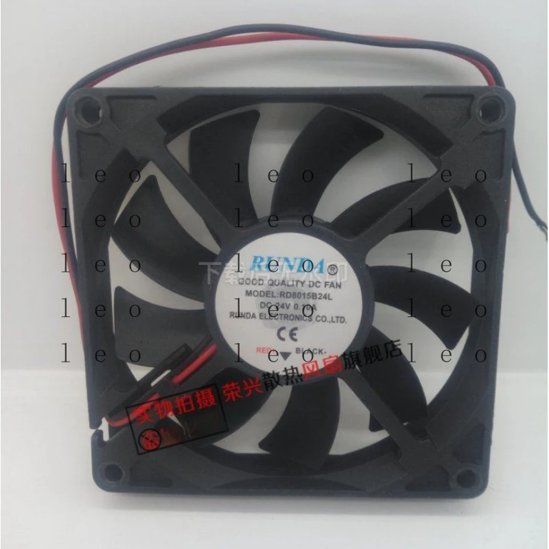 

Вентилятор охлаждения GG 1 шт. для RUNDA RD8015B24L DC24V 0.10A 8015 8CM, 2-проводной